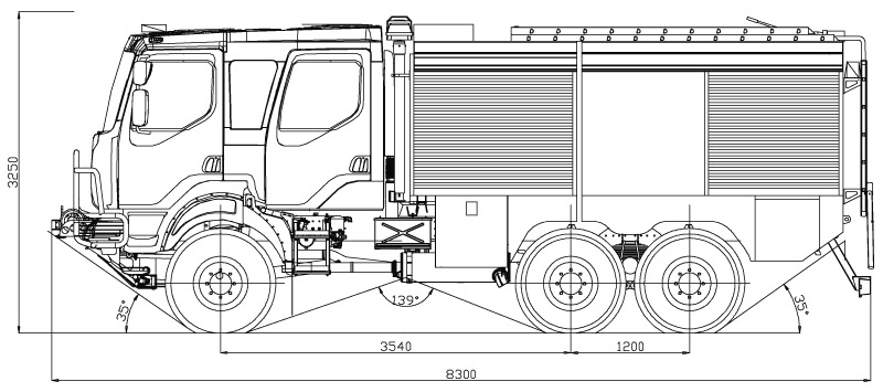 Fire Truck Width